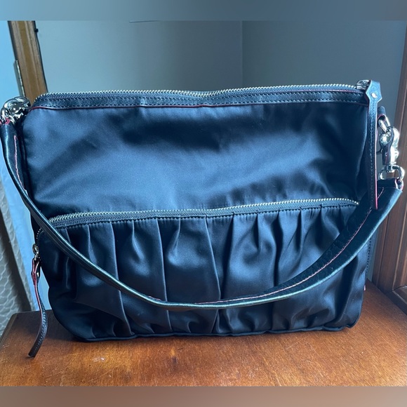 MZ Wallace Paige Nylon Black Shoulder Bag - Picture 2 of 14
